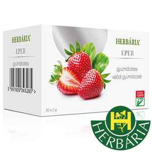 Fruit Herbaria - Strawberry -  tea with peaces of fruits 20 x 2g
